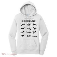 A Day In The Life Of A Greyhound Women's Hoodie thumb 0