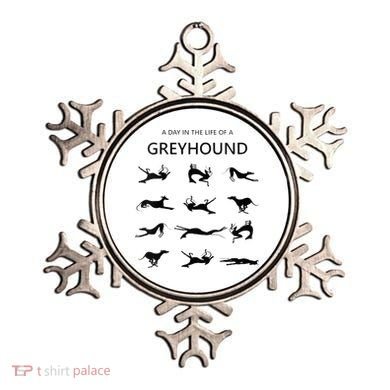 A Day In The Life Of A Greyhound Ornament