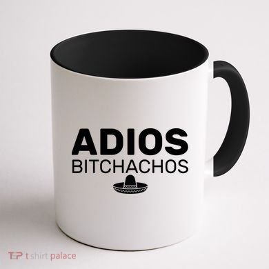 Adios Bitchachos Funny Sombrero Cinco De Mayo Coffee Mug back