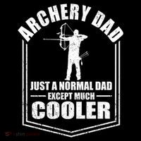 Archery Dad Just A Normal Dad Except Cooler Fathers Day Funny Gift Ornament thumb 1