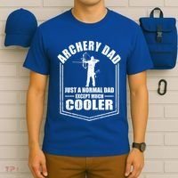 Archery Dad Just A Normal Dad Except Cooler Fathers Day Funny Gift T-Shirt thumb 6