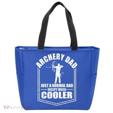 Archery Dad Just A Normal Dad Except Cooler Fathers Day Funny Gift Tote Bag
