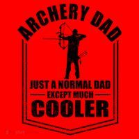 Archery Dad Just A Normal Dad Except Cooler Fathers Day Funny Gift Santa Hat thumb 1