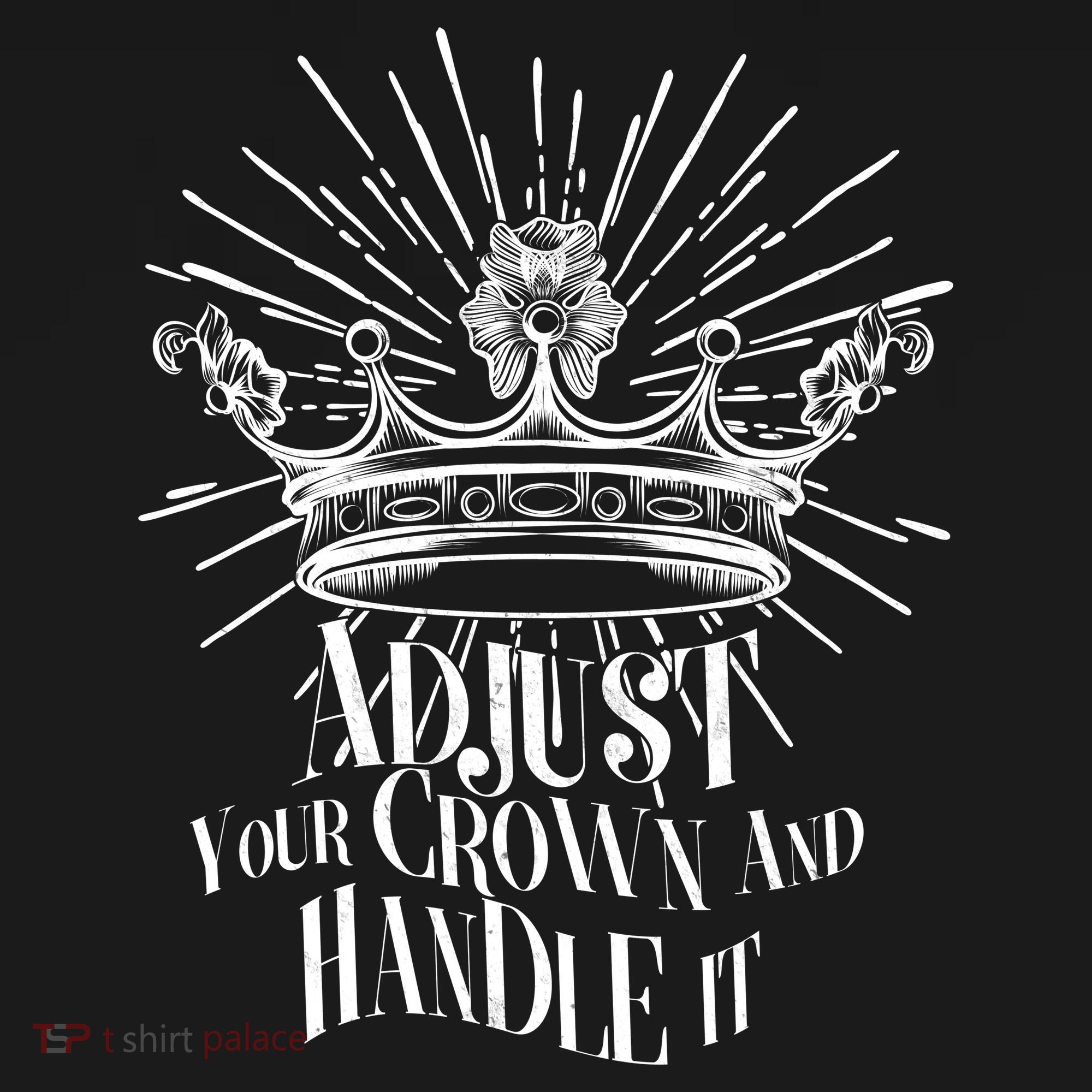 Adjust Your Crown and Handle It USA-Made Doggie Bandana