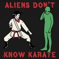 Aliens DonT Know Karate Doggie Tank thumb 4