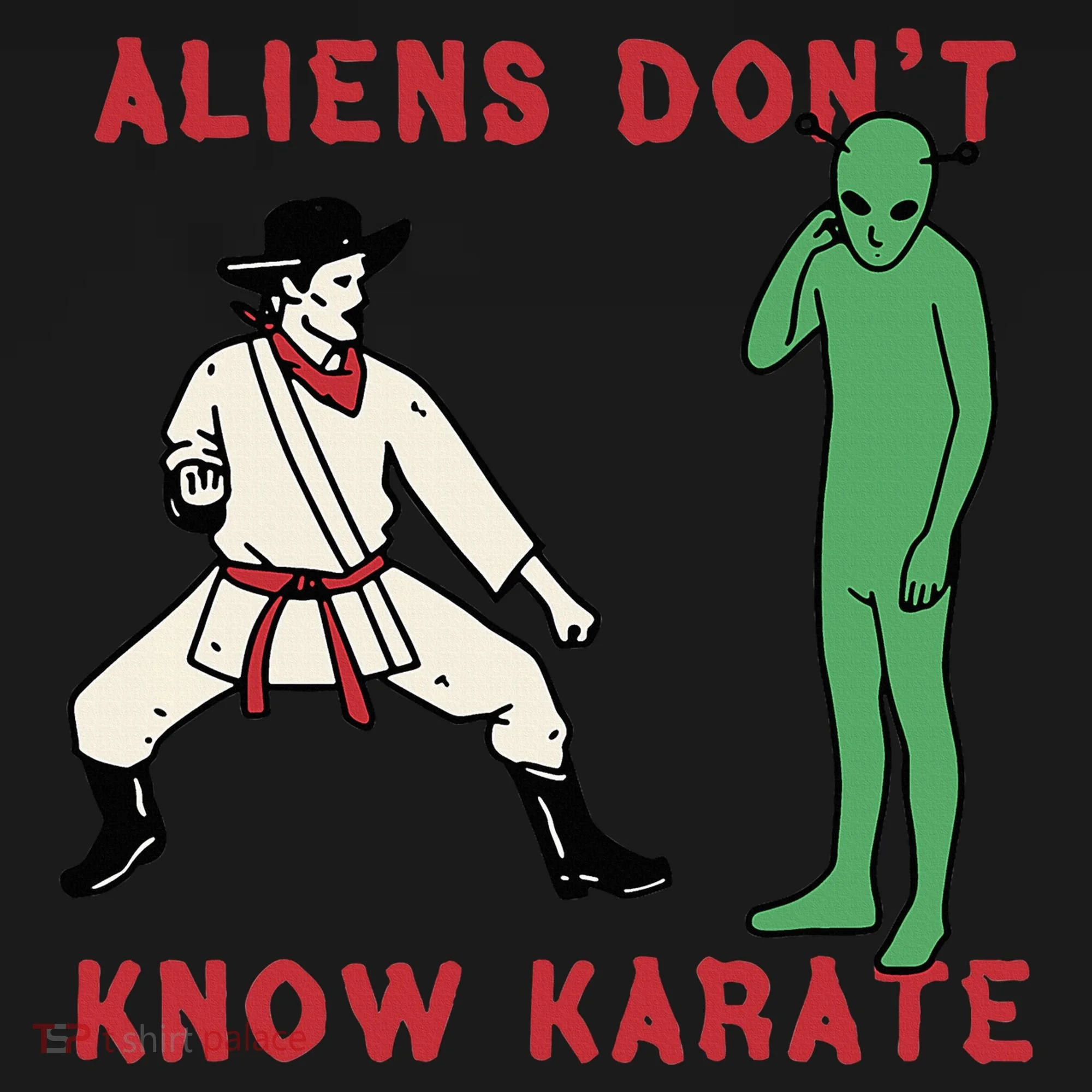 Aliens DonT Know Karate Doggie Tank