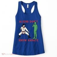 Aliens DonT Know Karate Women's Tank Top thumb 0