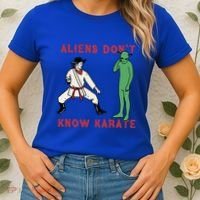 Aliens DonT Know Karate Women's T-Shirt thumb 2