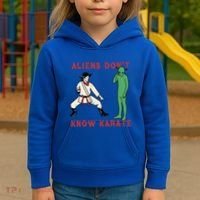 Aliens DonT Know Karate Kids Hoodie thumb 3