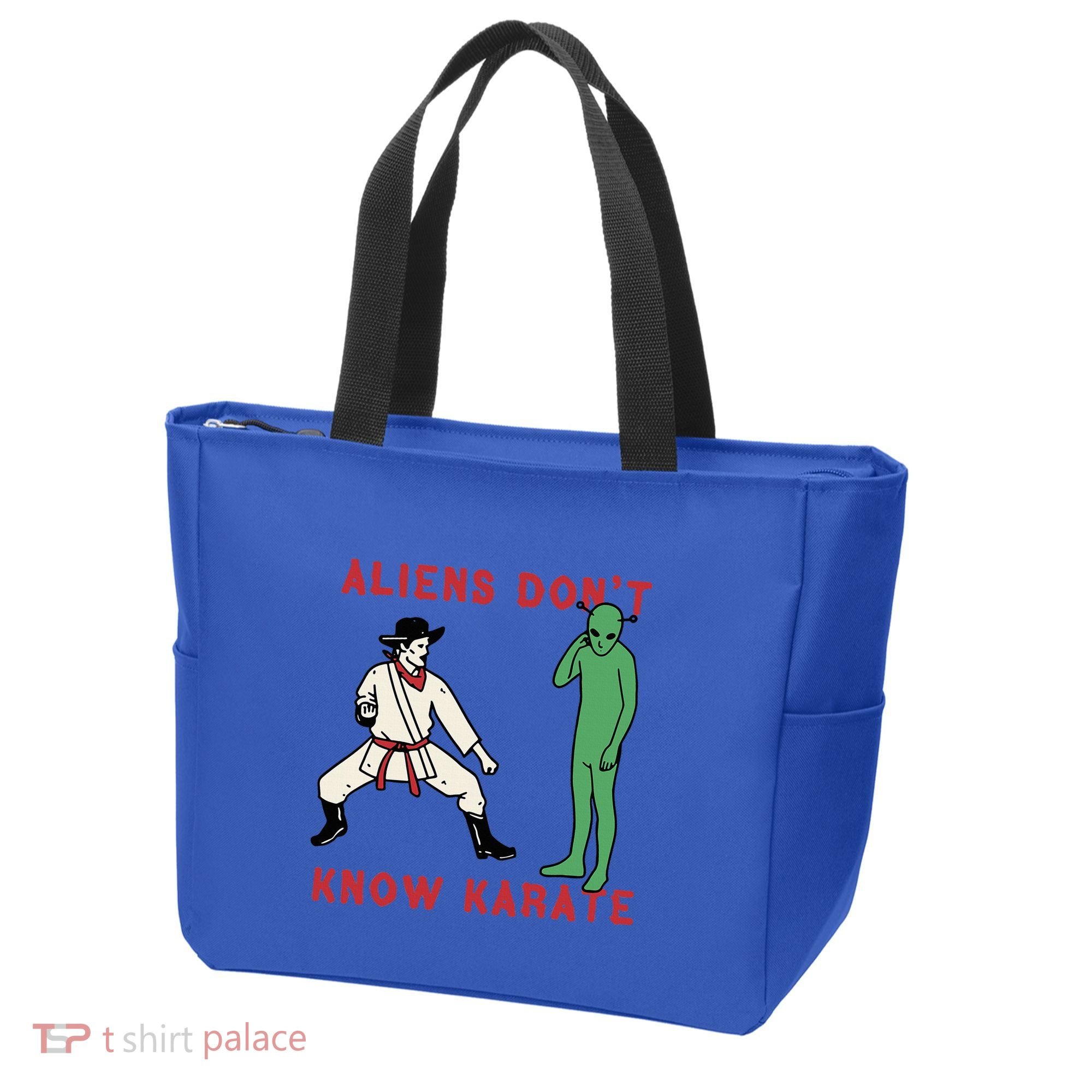 Aliens DonT Know Karate Tote Bag