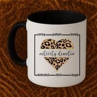 Activity Director Leopard Heart Coffee Mug thumb 2