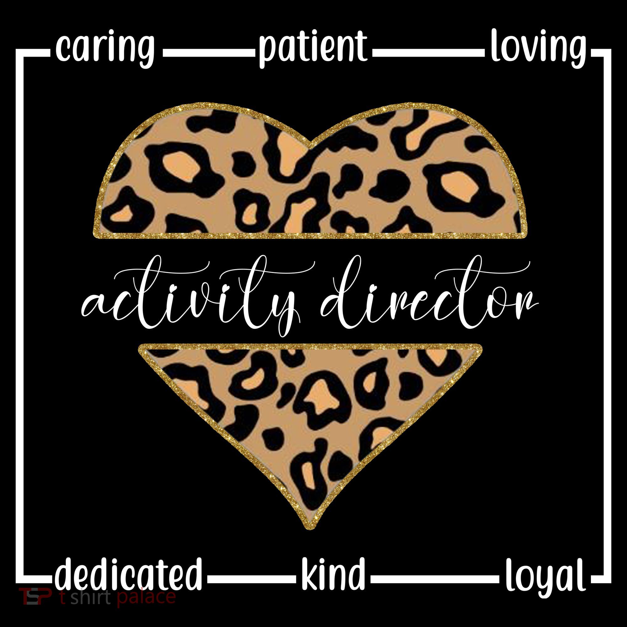 Activity Director Leopard Heart Women's Hoodie