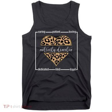 Activity Director Leopard Heart Tank Top