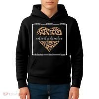 Activity Director Leopard Heart Kids Hoodie thumb 4