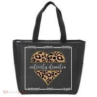 Activity Director Leopard Heart Tote Bag thumb 0