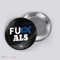 ALS Disease Lou Gehrig's Blue Ribbon Neurological Disorders Button thumb 0