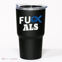 ALS Disease Lou Gehrig's Blue Ribbon Neurological Disorders Tumbler thumb 0