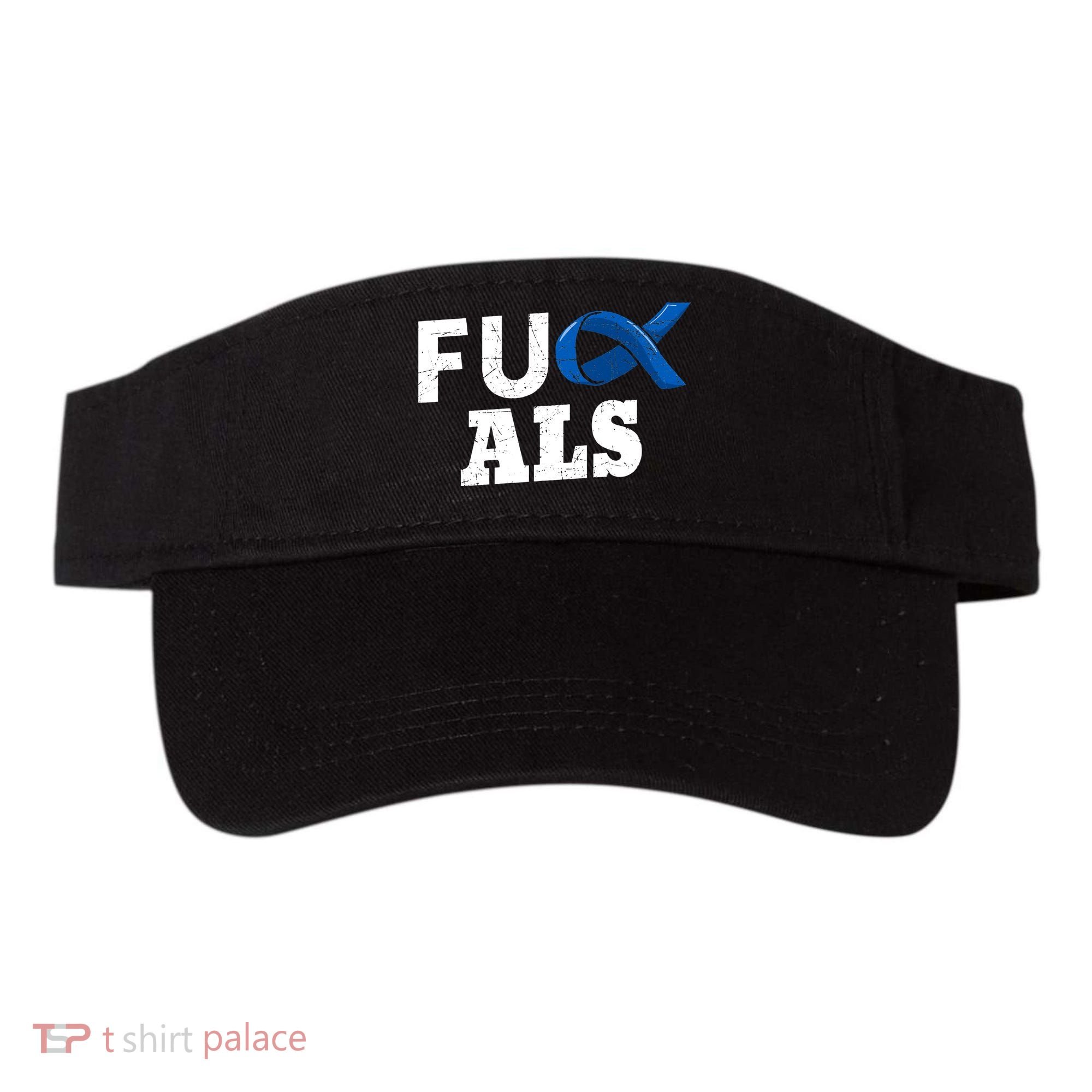 ALS Disease Lou Gehrig's Blue Ribbon Neurological Disorders Visor