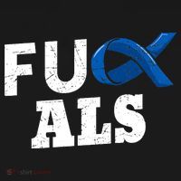 ALS Disease Lou Gehrig's Blue Ribbon Neurological Disorders Visor thumb 3