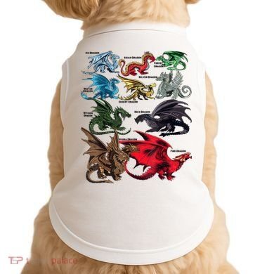 Awesome Dragon Lovers Types Of Dragons Gift Doggie Tank