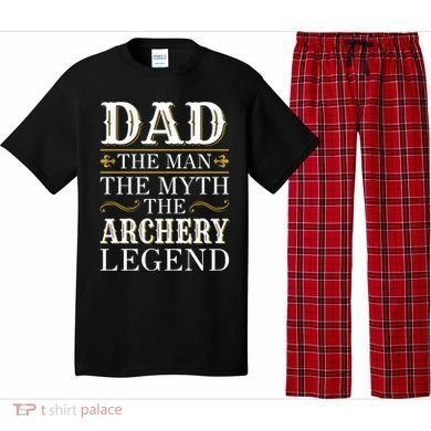 Archery Dad Legend Gift For Fathers Day Gift Pajama Set