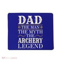 Archery Dad Legend Gift For Fathers Day Gift Mousepad thumb 0