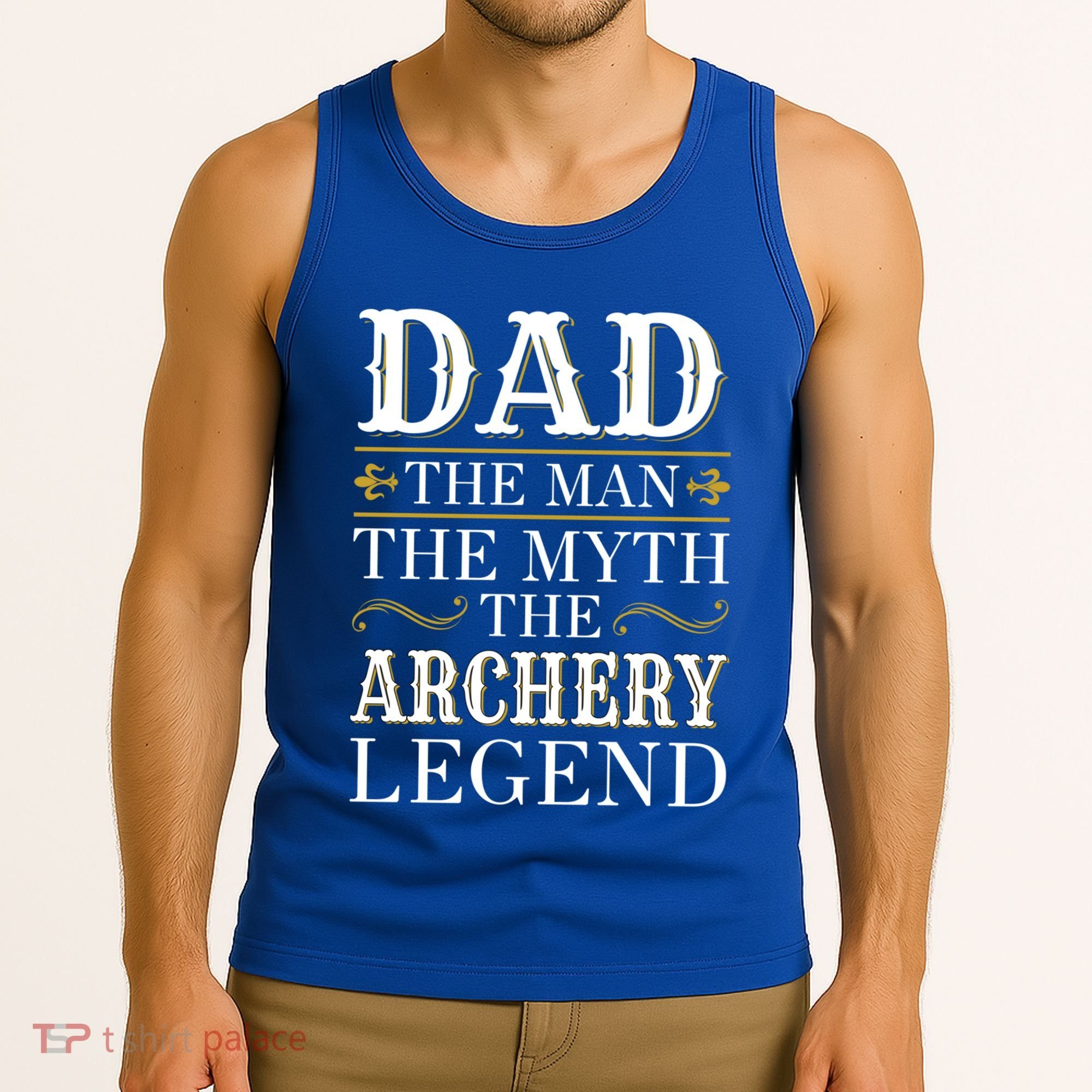 Archery Dad Legend Gift For Fathers Day Gift Tank Top