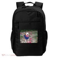 Apple Dog Meme Funny Dog With Apple In Mouth Funny Brainrot Backpack thumb 0