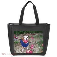 Apple Dog Meme Funny Dog With Apple In Mouth Funny Brainrot Tote Bag thumb 0