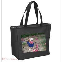 Apple Dog Meme Funny Dog With Apple In Mouth Funny Brainrot Tote Bag thumb 2