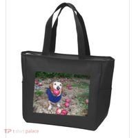 Apple Dog Meme Funny Dog With Apple In Mouth Funny Brainrot Tote Bag thumb 3