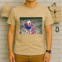 Apple Dog Meme Funny Dog With Apple In Mouth Funny Brainrot T-Shirt thumb 6