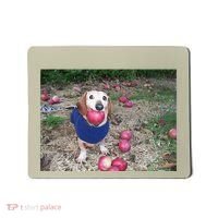 Apple Dog Meme Funny Dog With Apple In Mouth Funny Brainrot Mousepad thumb 0