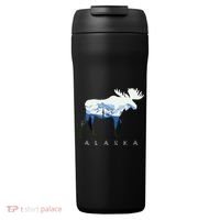 Alaska Day Moose Snowy Mountain 24oz Duet Stainless Steel Tumbler thumb 0