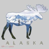 Alaska Day Moose Snowy Mountain Alaskan Tourist Mousepad thumb 1