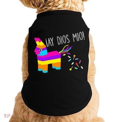 ¡Ay Dios Mio! Piñata Problems Worried Burro Pinata has Candy Accident Classic Doggie Tank