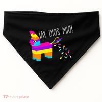 ¡Ay Dios Mio! Piñata Problems Worried Burro Pinata has Candy Accident Classic USA-Made Doggie Bandana thumb 0