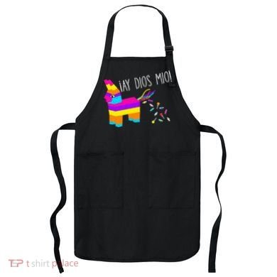 ¡Ay Dios Mio! Piñata Problems Worried Burro Pinata has Candy Accident Classic Apron