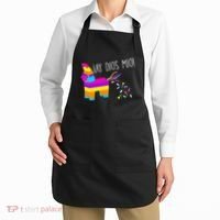 ¡Ay Dios Mio! Piñata Problems Worried Burro Pinata has Candy Accident Classic Apron thumb 2