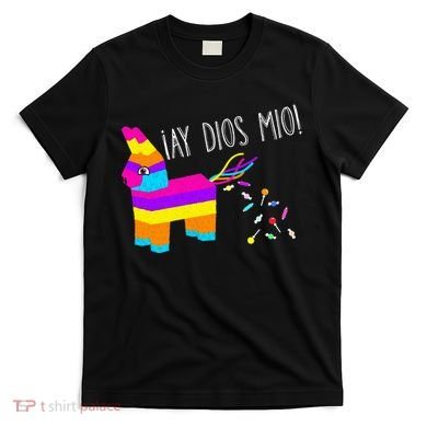 ¡Ay Dios Mio! Piñata Problems Worried Burro Pinata has Candy Accident Classic T-Shirt