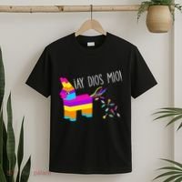 ¡Ay Dios Mio! Piñata Problems Worried Burro Pinata has Candy Accident Classic T-Shirt thumb 2
