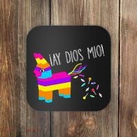 ¡Ay Dios Mio! Piñata Problems Worried Burro Pinata has Candy Accident Classic Coaster thumb 0
