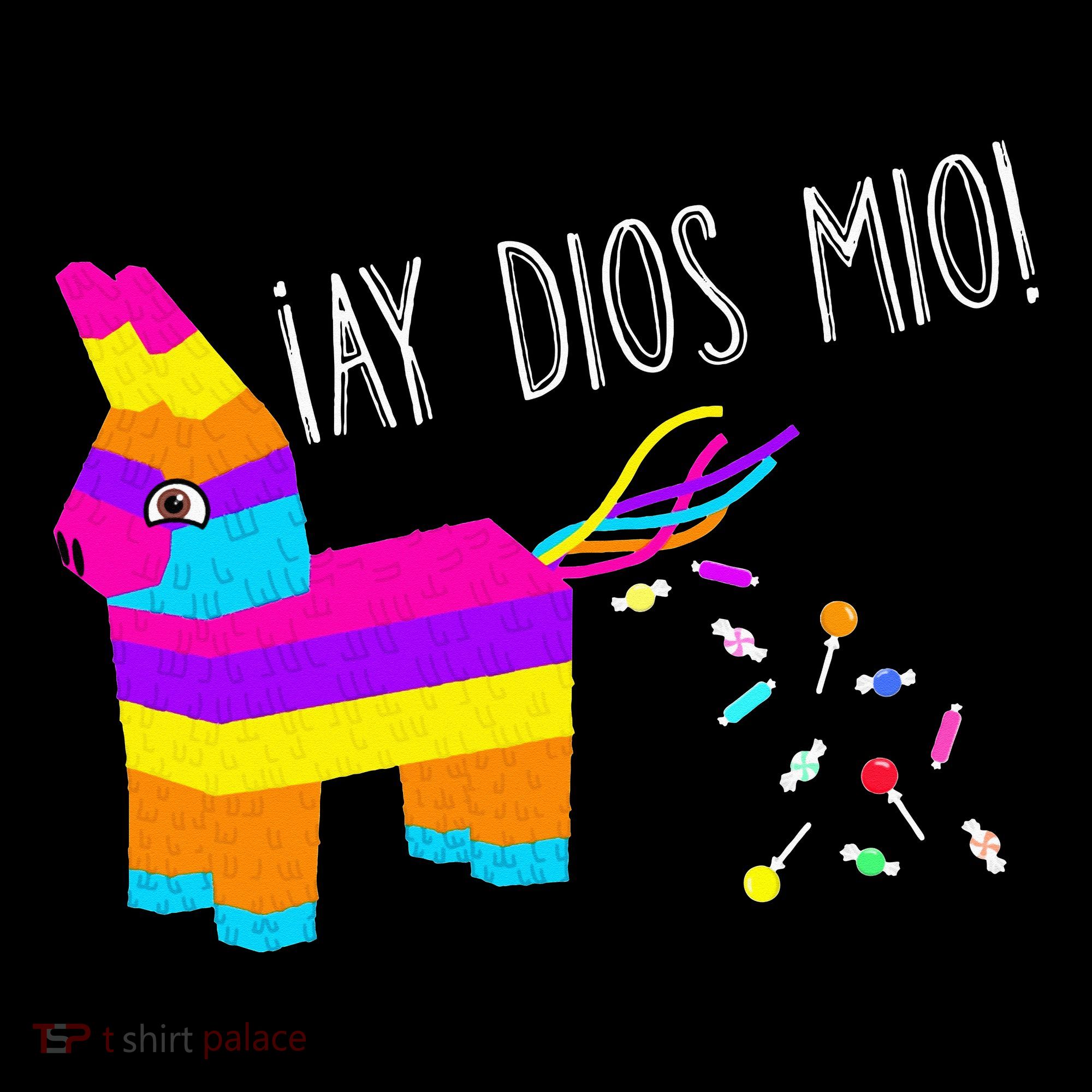 ¡Ay Dios Mio! Piñata Problems Worried Burro Pinata has Candy Accident Classic Women's Hoodie
