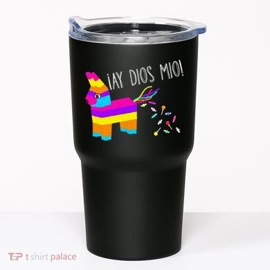 ¡Ay Dios Mio! Piñata Problems Worried Burro Pinata has Candy Accident Classic Tumbler