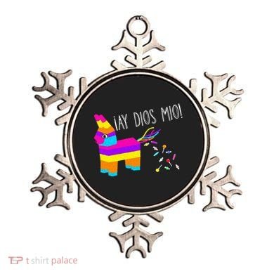 ¡Ay Dios Mio! Piñata Problems Worried Burro Pinata has Candy Accident Classic Ornament