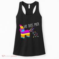 ¡Ay Dios Mio! Piñata Problems Worried Burro Pinata has Candy Accident Classic Women's Tank Top thumb 0