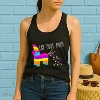 ¡Ay Dios Mio! Piñata Problems Worried Burro Pinata has Candy Accident Classic Women's Tank Top thumb 2