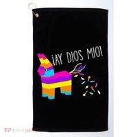 ¡Ay Dios Mio! Piñata Problems Worried Burro Pinata has Candy Accident Classic Golf Towel thumb 0