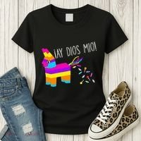 ¡Ay Dios Mio! Piñata Problems Worried Burro Pinata has Candy Accident Classic Women's T-Shirt thumb 3