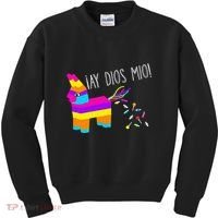 ¡Ay Dios Mio! Piñata Problems Worried Burro Pinata has Candy Accident Classic Kids Sweatshirt thumb 0